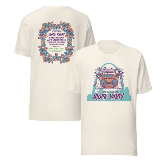 2022 STL Philos & Friends Block Party Tee